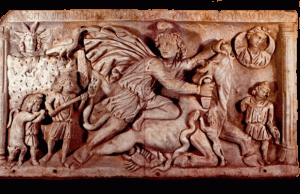Mitra nell'atto di uccidere il toro (Musei Vaticani)