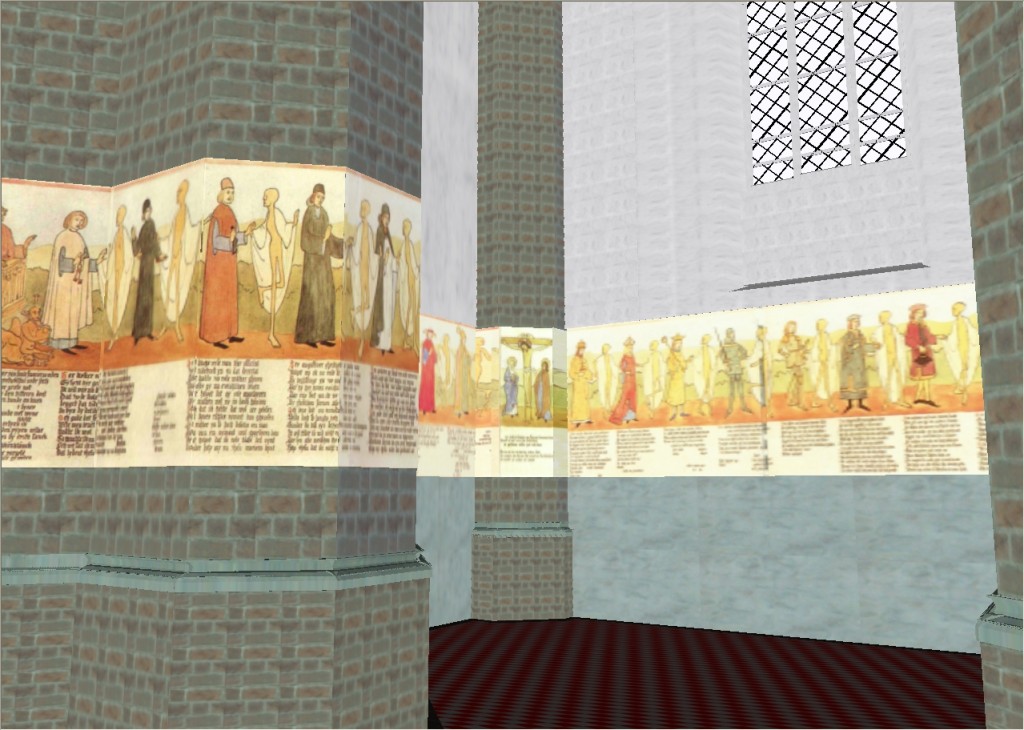 Nella chiesa luterana di Marienkirche (Berlino-Mitte), fondata a metà del XIII secolo ed ampliata nel tempo, si trova la celebre "danza macabra" del 1485.