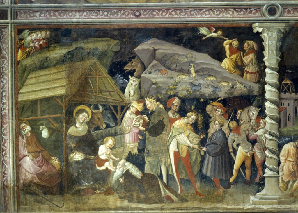 Giovanni di Pietro Falloppi detto Giovanni da Modena, affresco dalla Cappella Bolognini a San Petronio, Bologna (ca.1410)