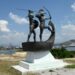 Monumento in memoria della battaglia di Salamina, sulla penisola di Cinosura, nell'isola di Salamina