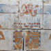 Pitture che adornano la tomba recentemente scoperta del faraone Senebkay